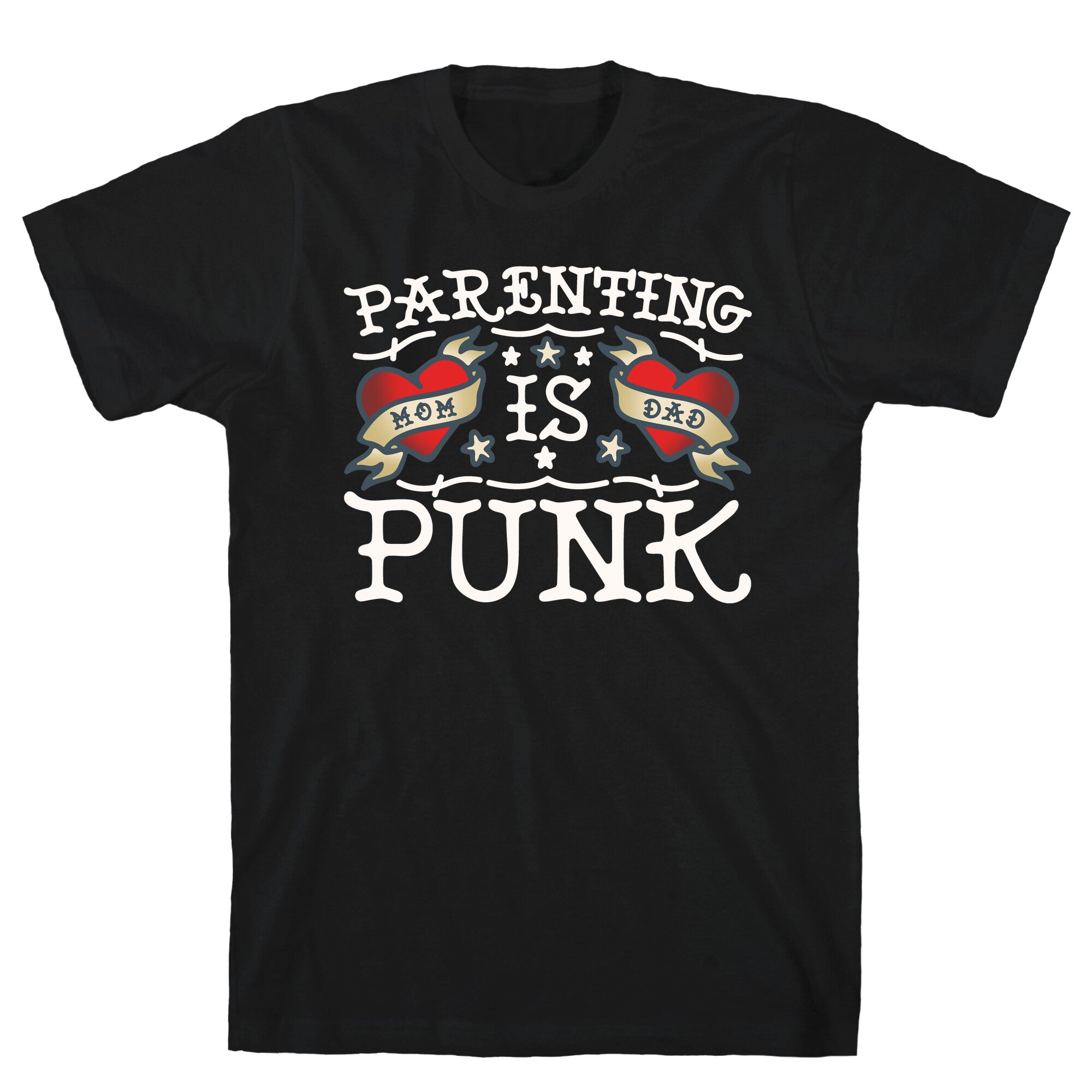 Parenting Is Punk Mom and Dad T-Shirt